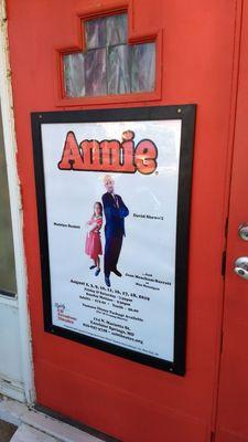 Annie production August 2019