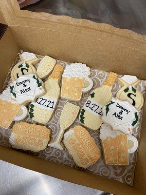 Bridal shower cookies