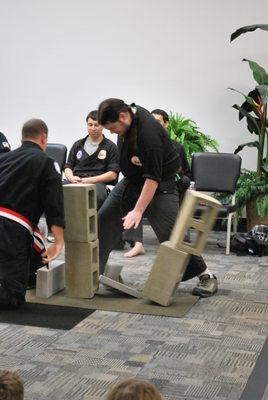 City of Niceville  Star Wars Demo Day Cinder block break