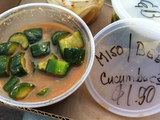 Pickled Miso Cucumbers from the Haleiwa Shingon Mission Bon Dance