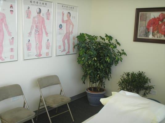 acupuncture treatment room