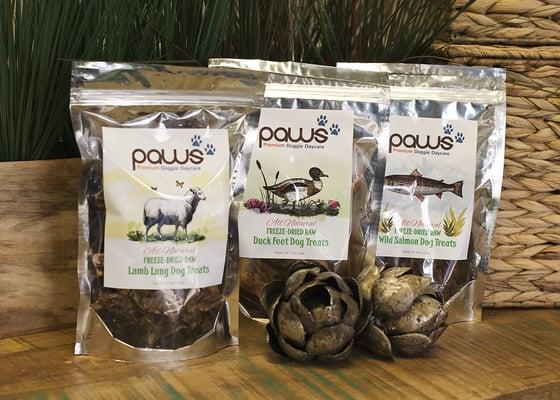 Paws Premium Doggie Daycare natural dog treats available on Amazon