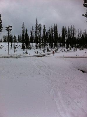 I'm at Trailhead looking at EXIT of parking area