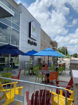 The Maple Pub's Outdoor Seating. Open During the Summer