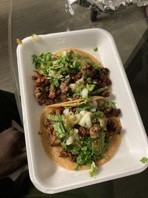 Great Chorizo Tacos