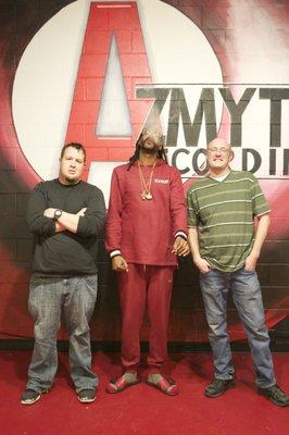 Snoop Dog at Azmyth Recording