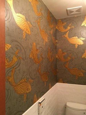 Wallpapering available.