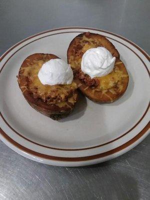 Loaded Twice Baked Potato