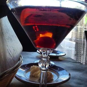 Delicious Manhattan aperitif!