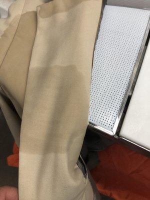 Italian jacket, unknown stain