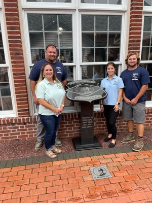 Plaque for Delaware State Police  Museum.