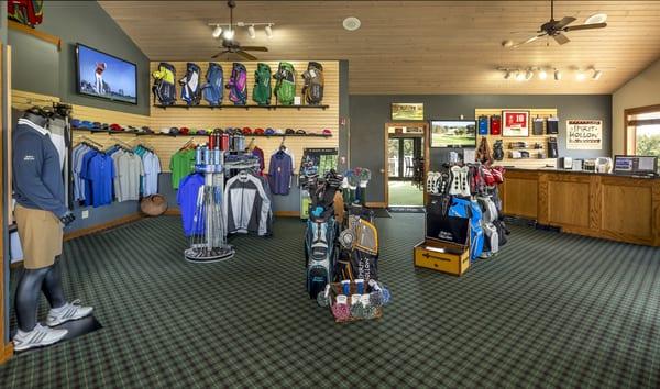 Award winning golf shop staffed by PGA Professionals