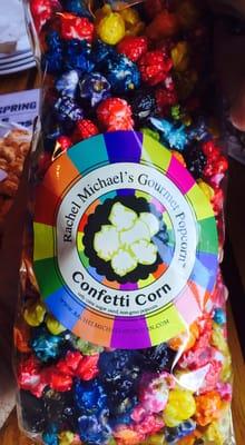 Confetti Corn...basically, candied popcorn.  Delish!