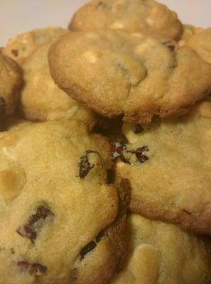 Orange Cranberry White Chocolate Macadamia Nut Cookies!