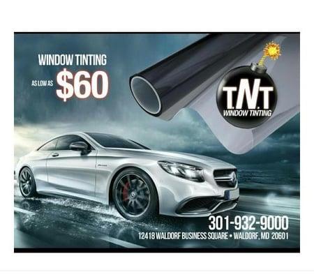 Prices may change with Holiday's and Specials or go to tntwindowtintingmd.com for coupon specials