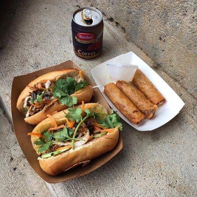 Vietnamese Banh Mi, Vietnamese Eggrolls & Thai Coffee