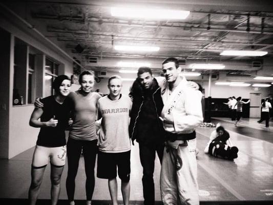 Some tough female fighters at 303 with Professors Tony Basile and Lucas Dias