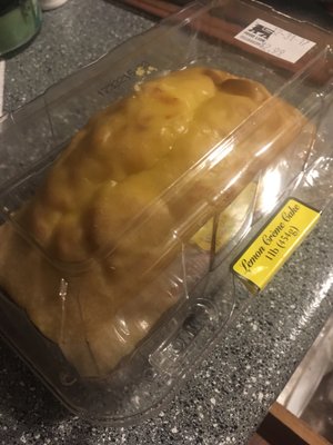 Lemon pound cake (1lb) for $2.99