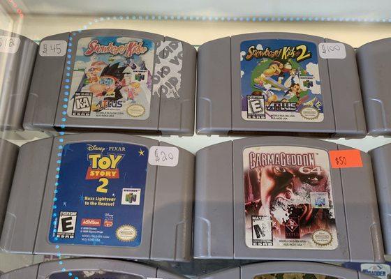 Rare games are reasonably priced and more common games are very low prices.