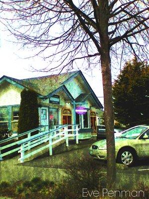 Sequim-Dungeness Hospital Guild Thrift Store; with oil painting filter. Located @ 204 W Bell St, Sequim, WA 98382 ~ (360) 683-7044