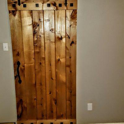 Custom made barn doors.