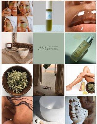 @ayu.skin offering online tutorials during Covid "Stay at Home"