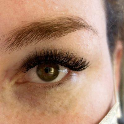 Volume lash extensions