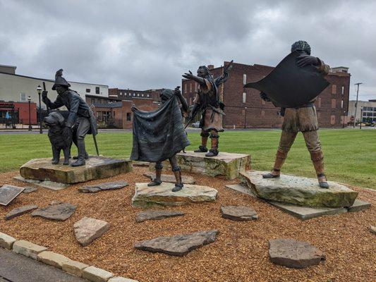 On the Trail of Discovery sculpture, Paducah