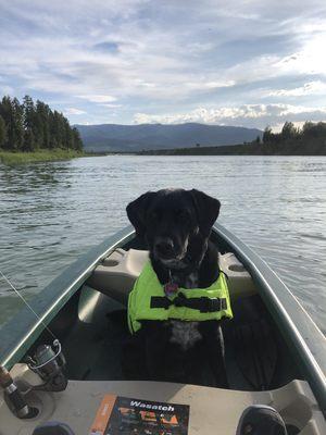 Mylo and his favorite activity "Fishing"