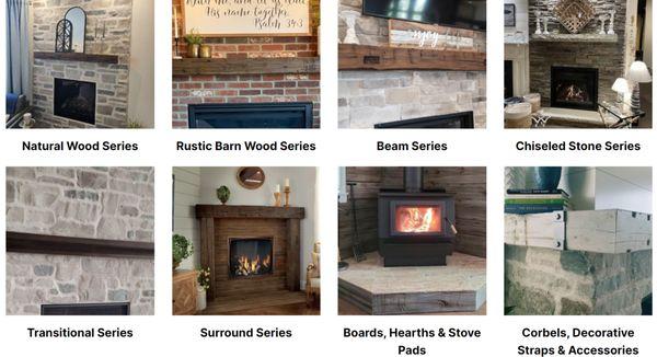 Magrahearth non-combustible mantels, surrounds, hearths, pds, and more.  Combustibles?  What combustibles?