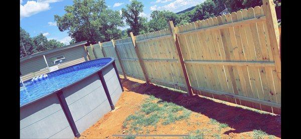 Fencing installation