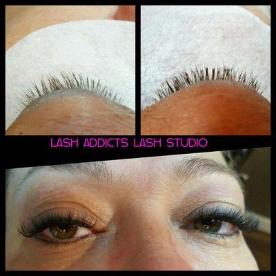 Repaired this client's burnt Lashes