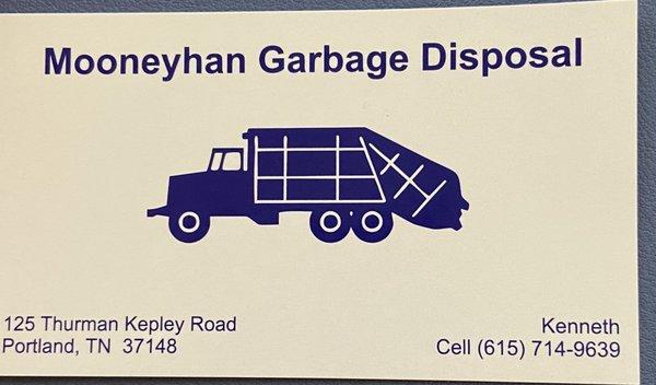 Mooneyhan Garbage Disposal