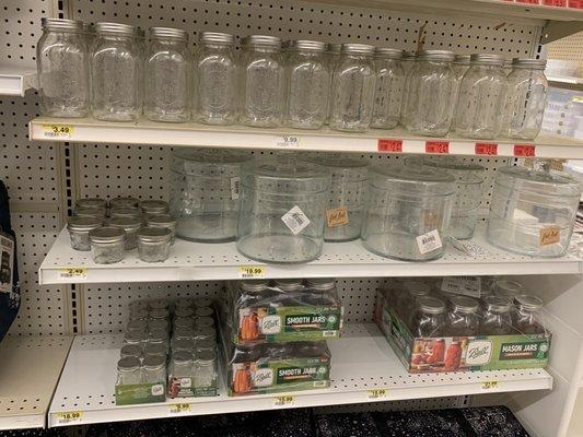 Ball canning jars Low quantity