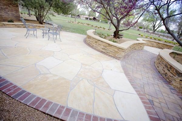 Entry Paving and Courtyard Patio