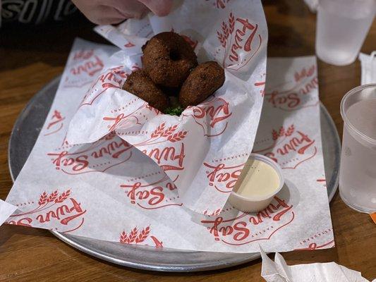 Falafels with tahini sauce