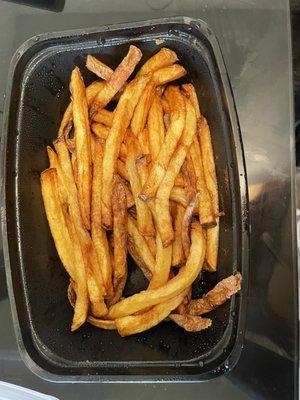 Hand cut fries