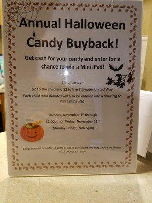 I'm pretty sure they throw away the candy...