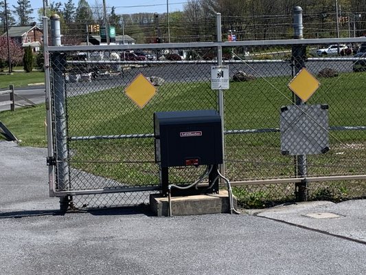 Liftmaster Model SL585 Slide Gate Operator install in Limerick, PA