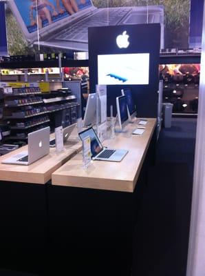 Apple shop in store.