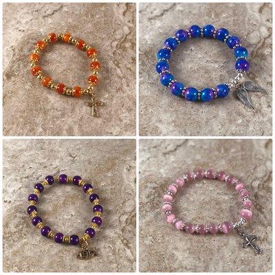 Custom, handmade bracelets.