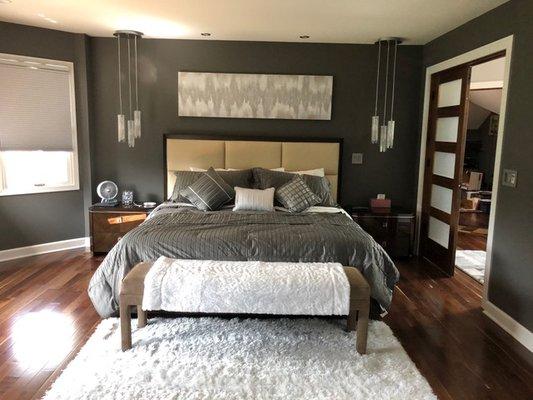 Master bedroom renovation