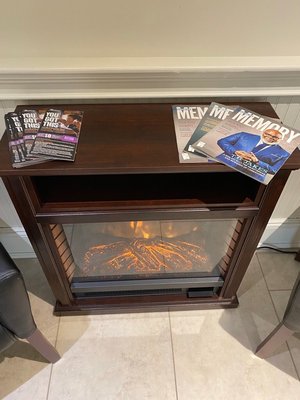 Office fireplace