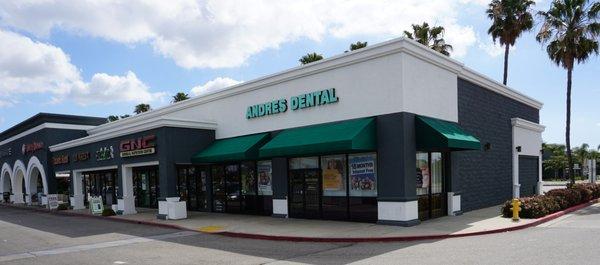 Andres Dental is located at 1941 N Rose Ave Suite 820 Oxnard 93036, next to GNC store.