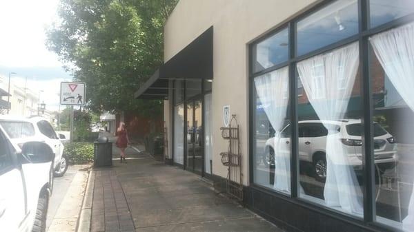 Camellia City Bakery & Deli street view as you come in from the west,  just before the pedestrian crosswalk sign