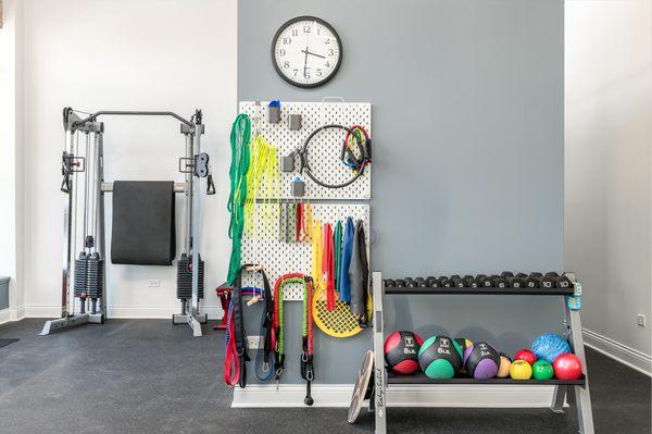 We have lots of equipment available for every exercise and hands-on therapy necessary.