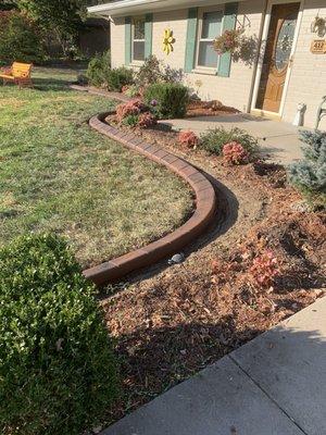 Concrete curbing