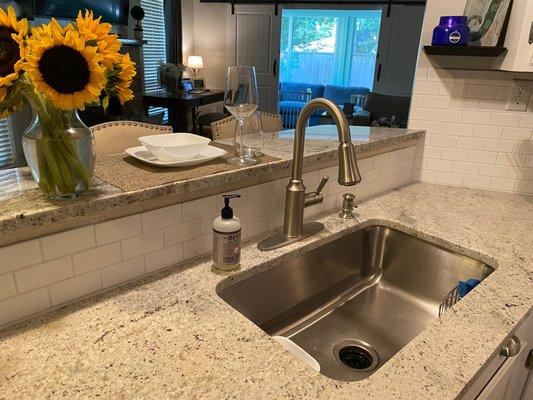 New under-mounted sink from Spartan Stoneworks