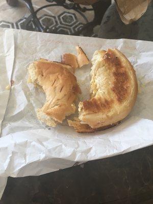 I ordered a fucking plain bagel with butter and what do I get? AN ONION BAGEL WITH CREAM CHEESE. They never get an order right.