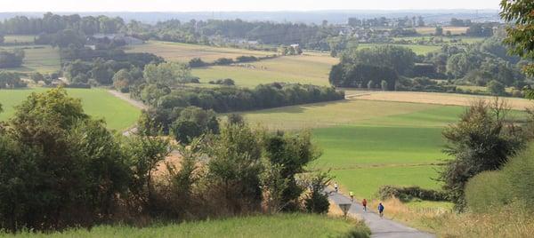 Biking through the French countryside